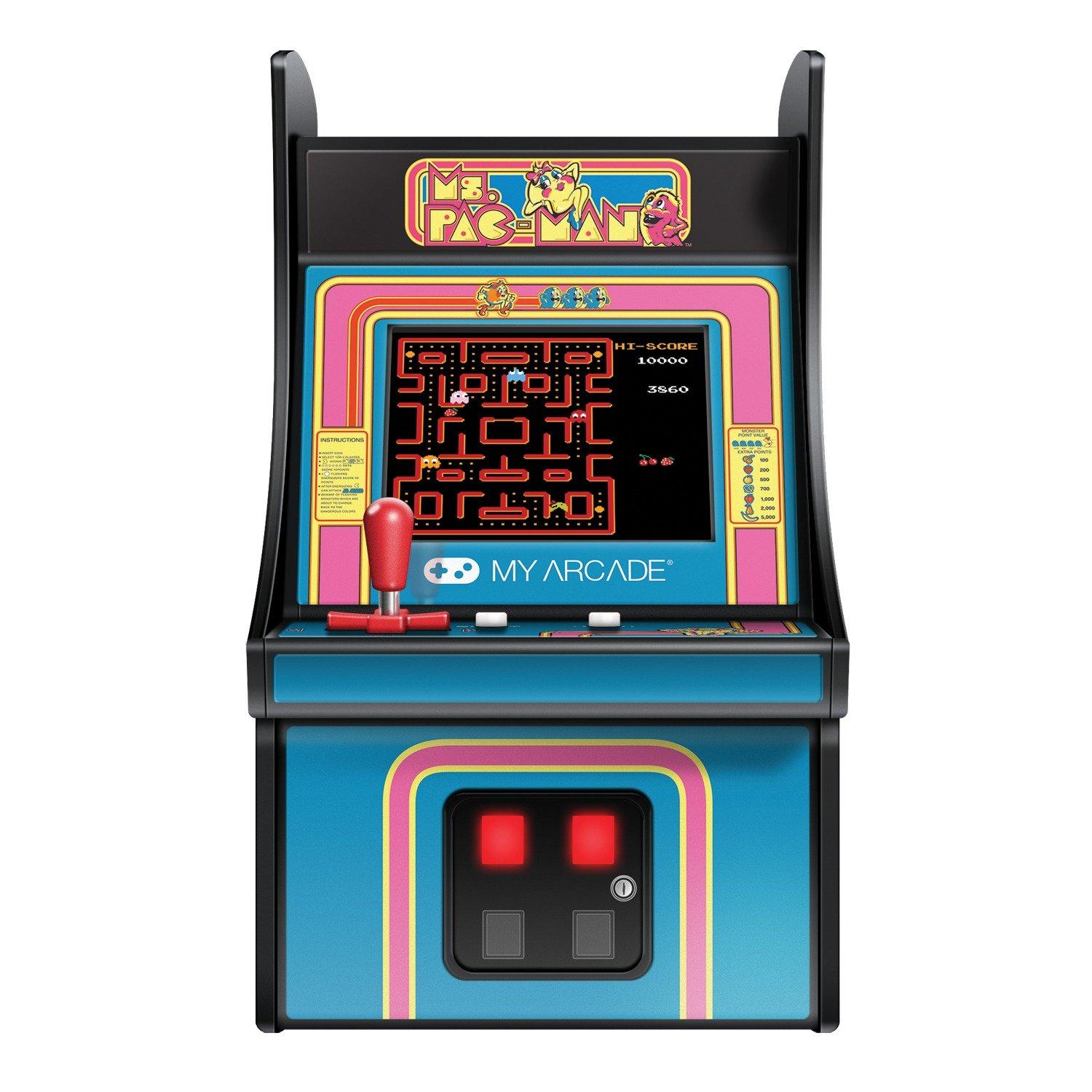 DreamGear Micro Arcade Machine Ms. PAC-MAN | The Market Place