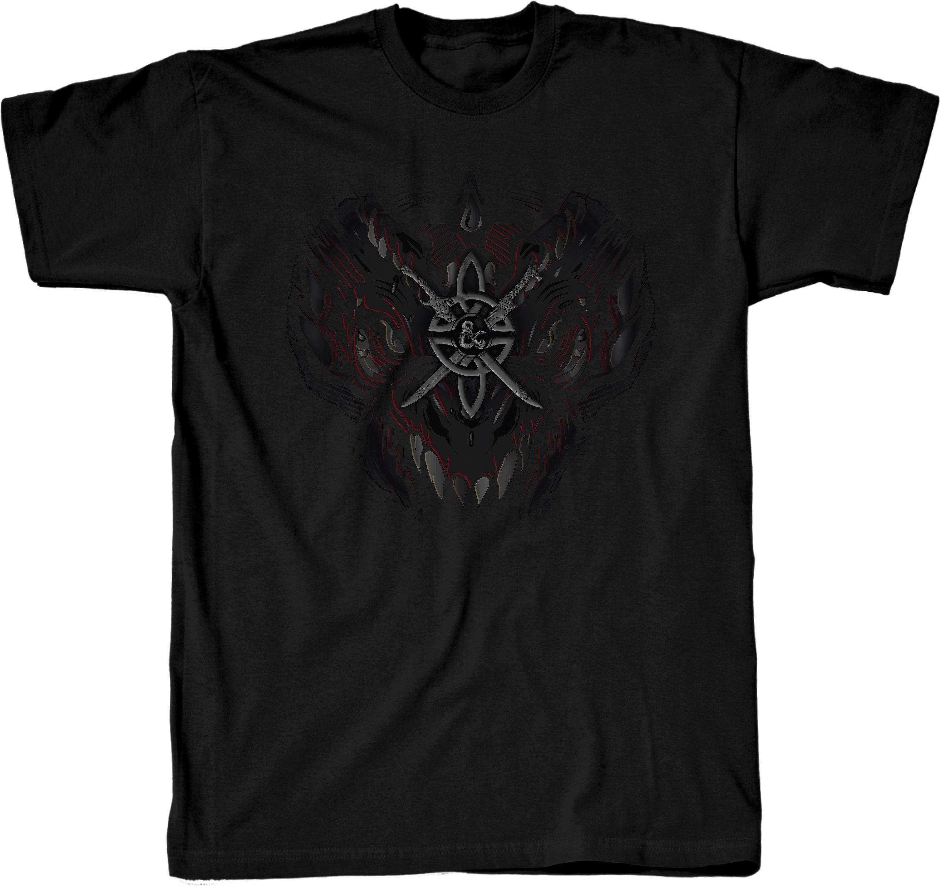 Geeknet Dungeons and Dragons Dual Sword T-Shirt GameStop Exclusive