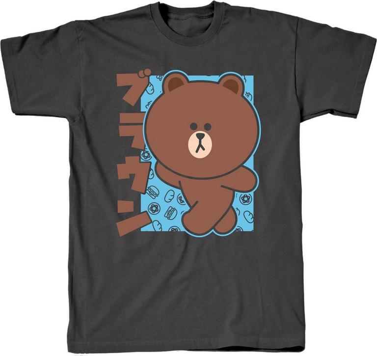 Line Friends Inc Brown T-Shirt