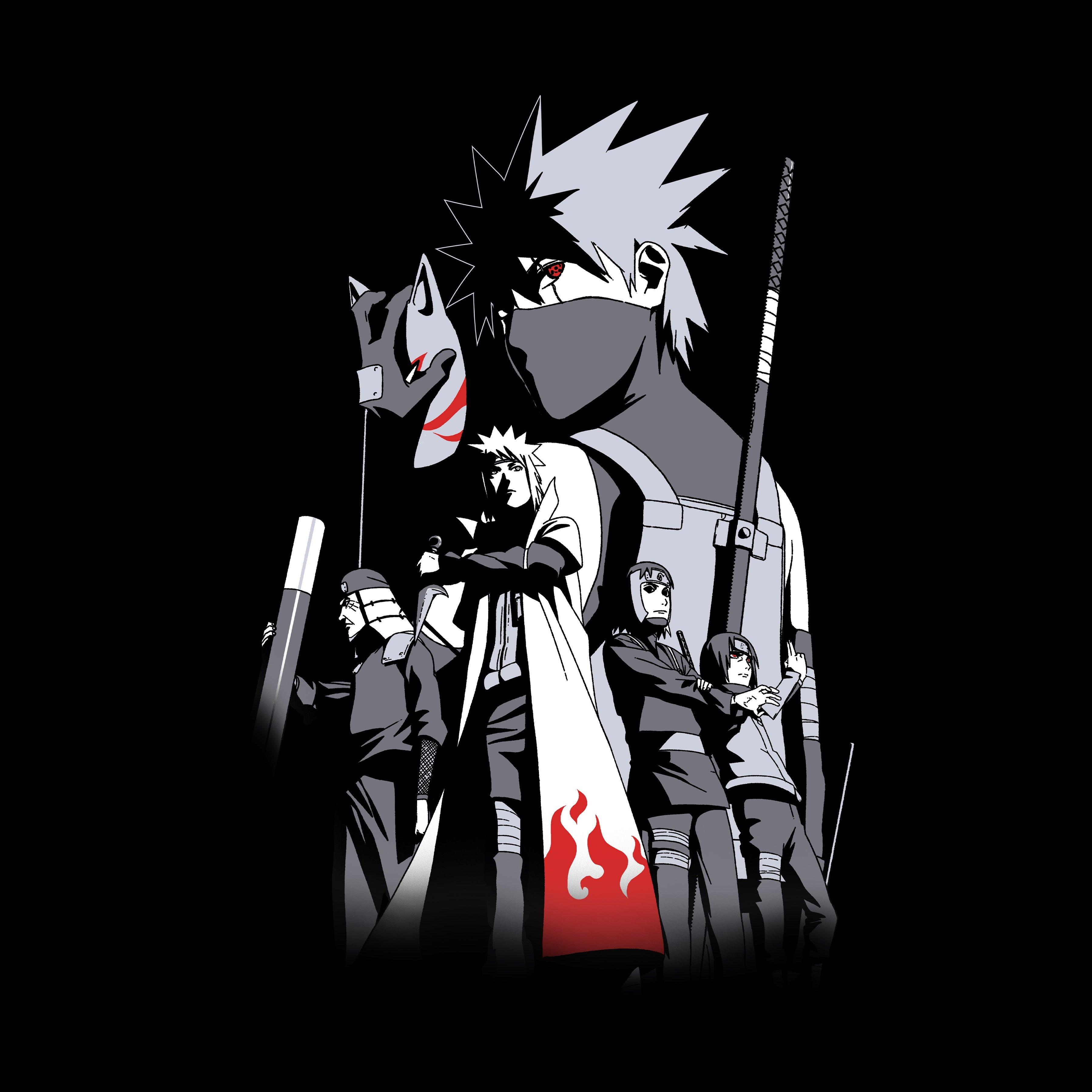 Kakashi Hatake Naruto Uzumaki - Illustrations ART street