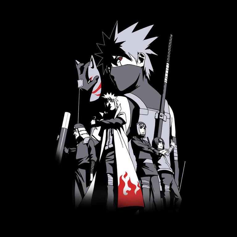 Naruto Kakashi Hatake Shadows T-Shirt