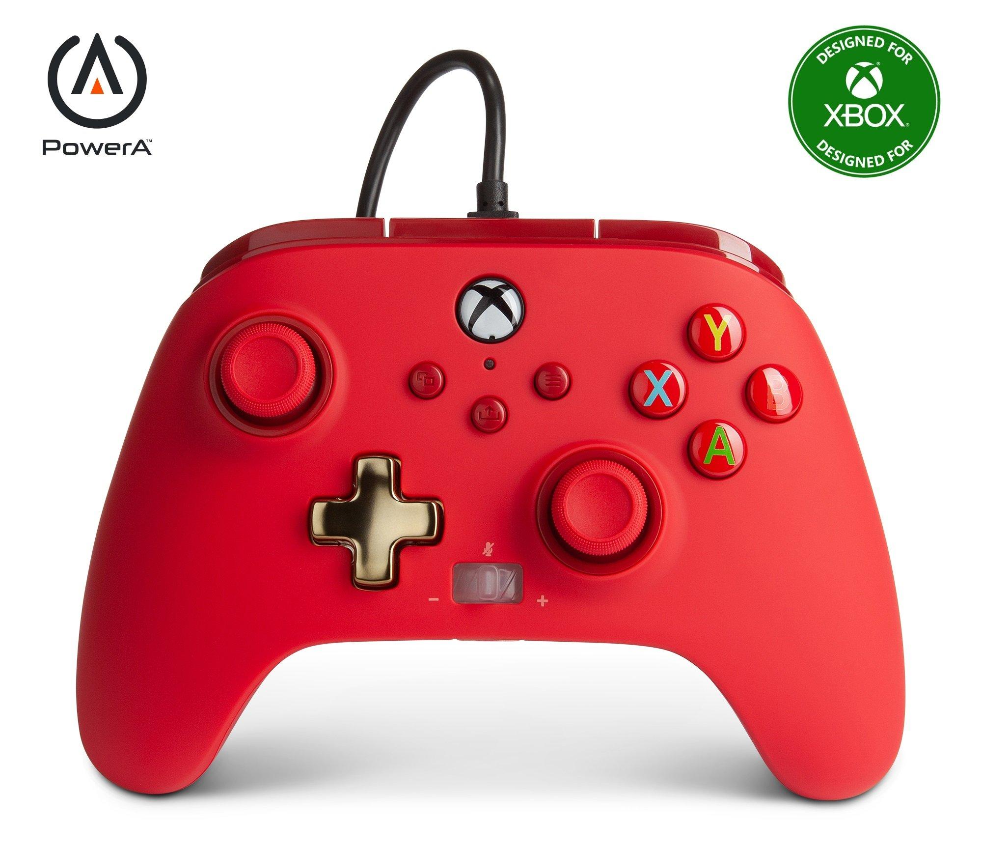 Powera Enhanced Wired Controller For Xbox Series X Red Gamestop