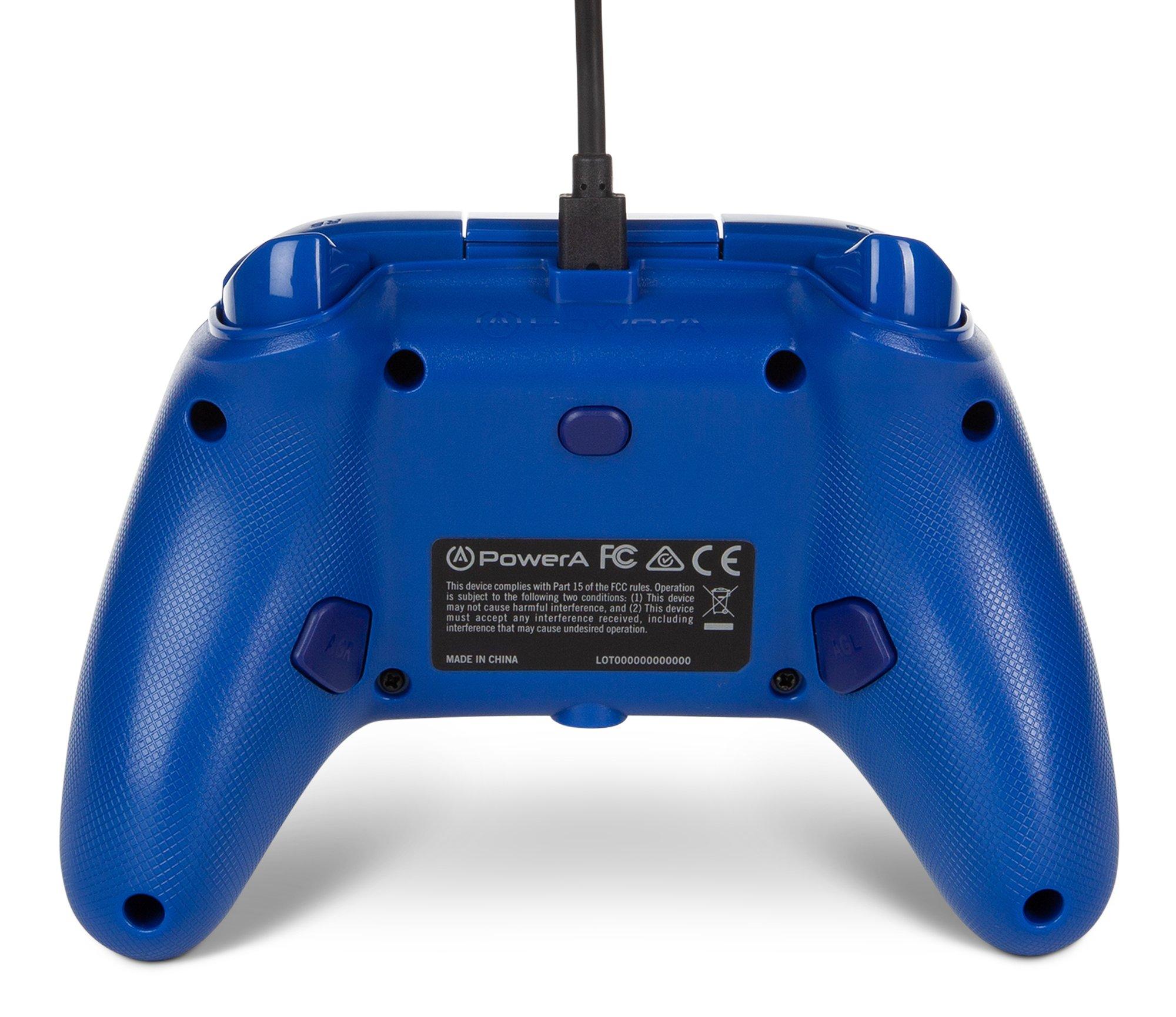 Xbox one midnight shop blue wired controller