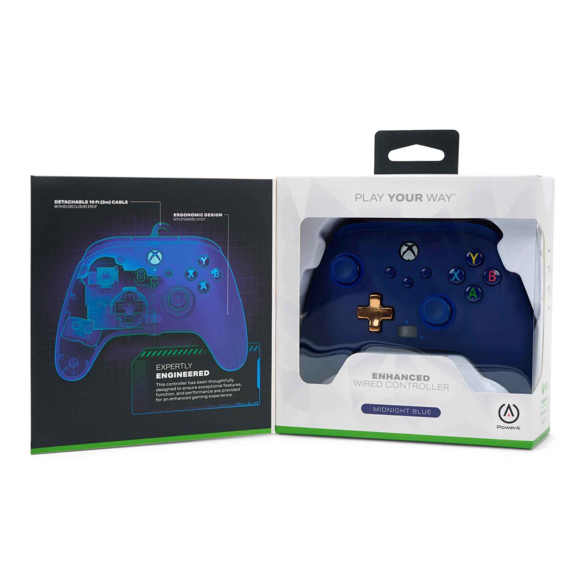 PowerA Comando Enhanced Wired Midnight Blue Xbox Series X