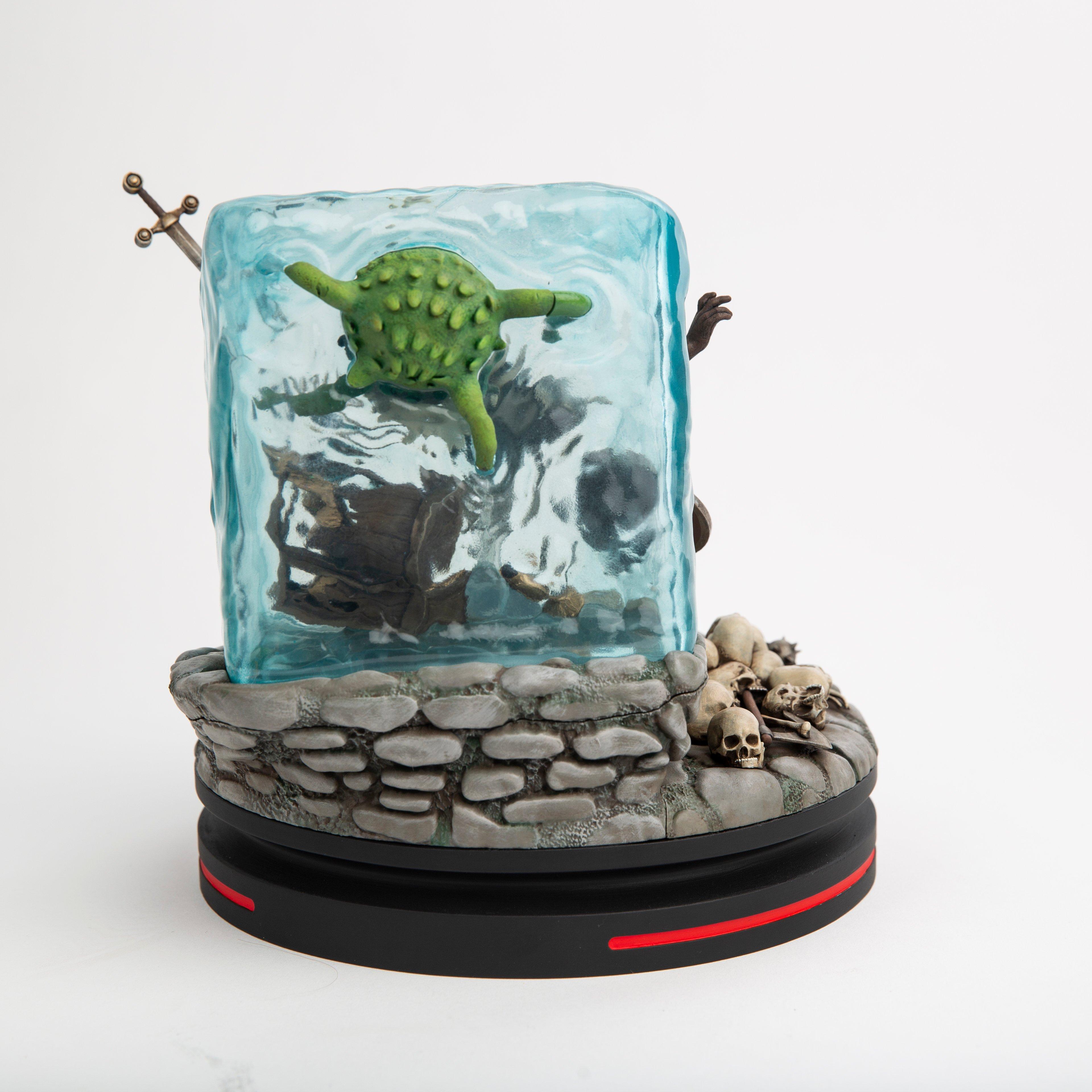 list item 3 of 4 Modern Icons Dungeons and Dragons Gelatinous Cube Statue GameStop Exclusive