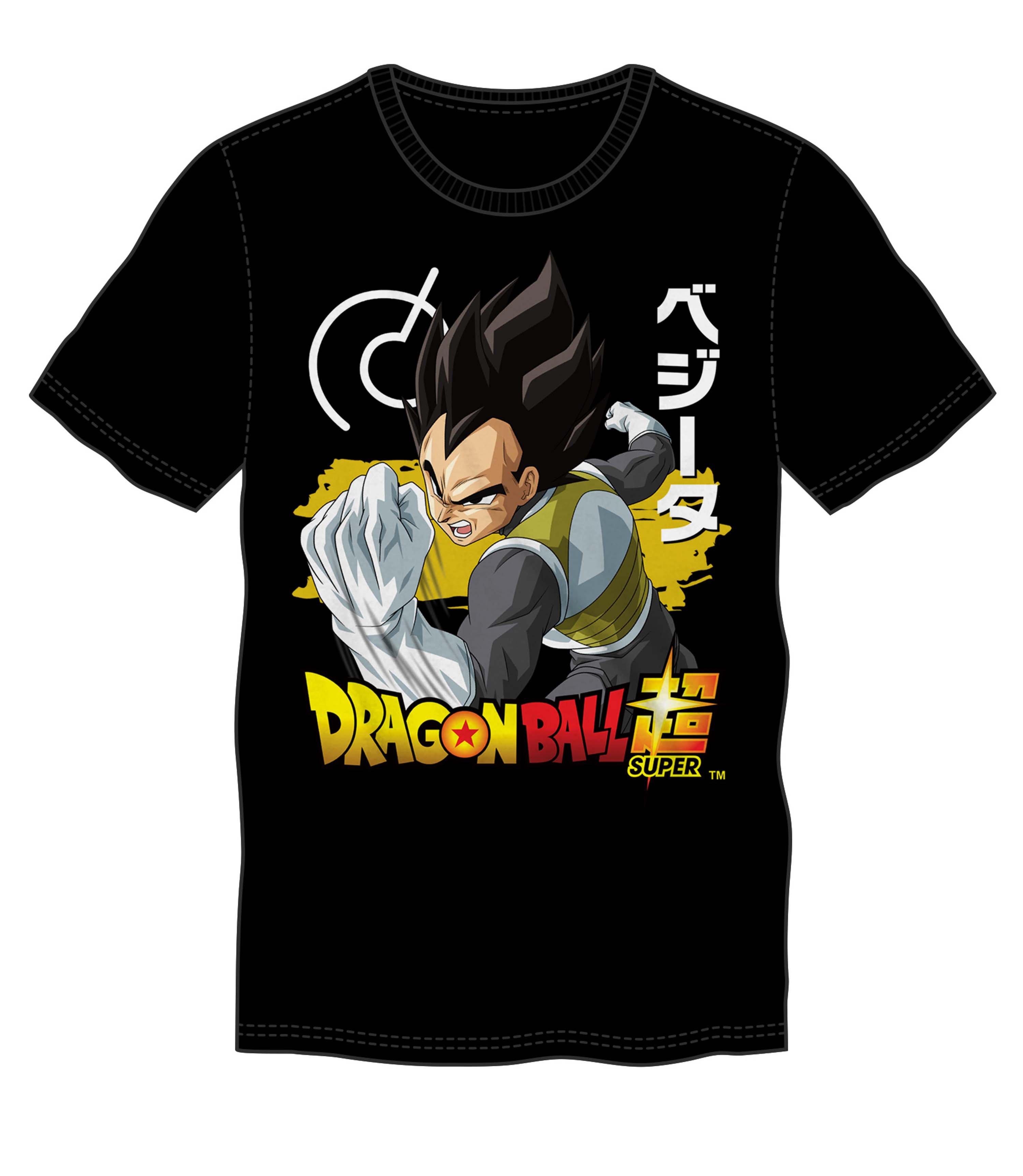 Shirt Xl Dbz Vegeta Black 7124