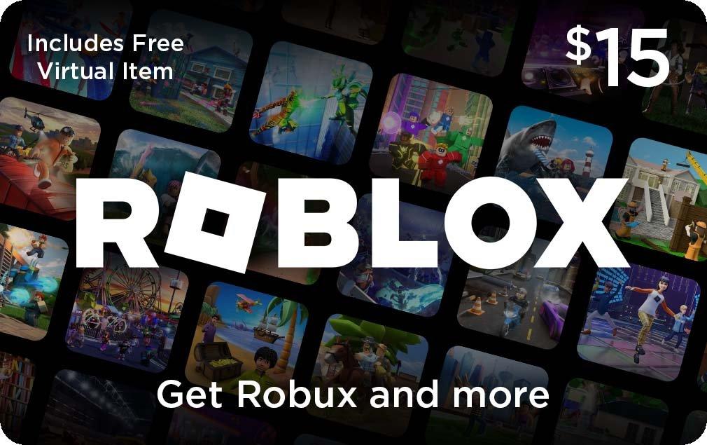 Roblox $15 Digital Gift Card [Includes Exclusive Virtual Item]