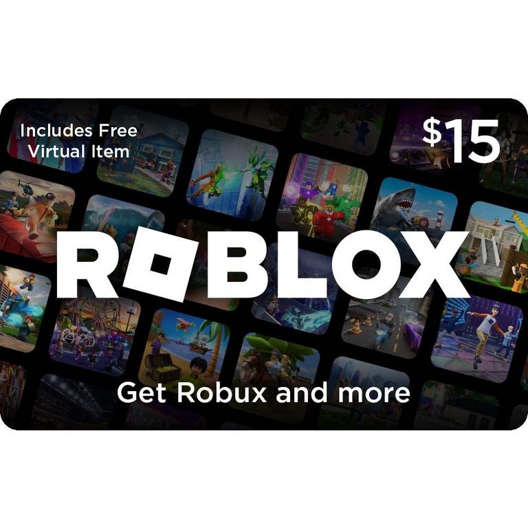Roblox $15 Digital Gift Card [Includes Exclusive Virtual Item