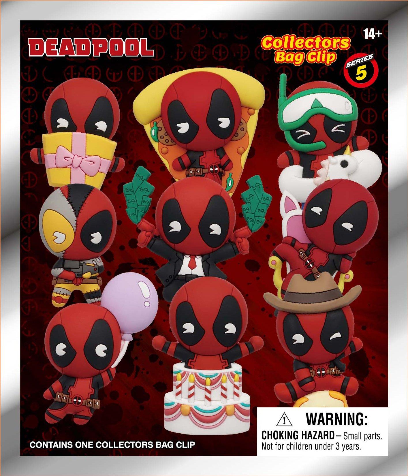 Deadpool 30th Anniversary 3D Blind Bag Foam Bag Clip