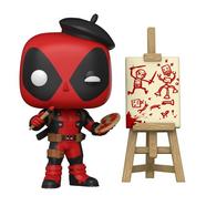 Funko POP! Marvel: Deadpool Artist  3.75-in Vinyl Figure GameStop Exclusive