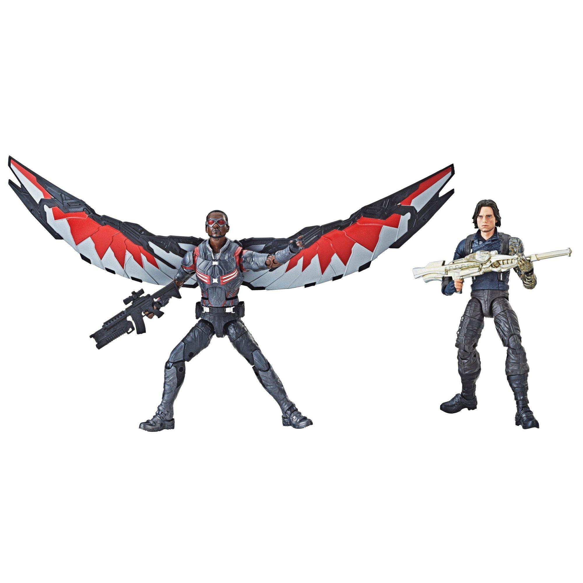 Hasbro Marvel Legends Series Avengers Infinity War Winter Soldier And Falcon 2 Pack 6 In Action Figure Gamestop