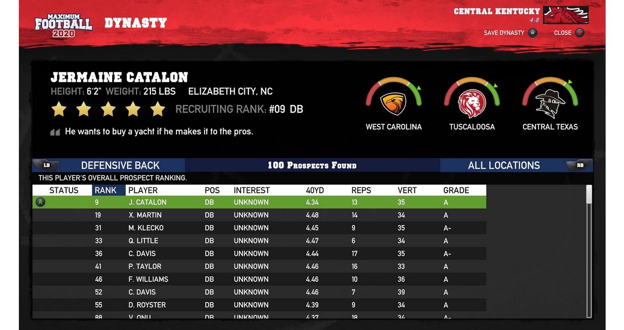 Doug Flutie Maximum Football 2020 - Xbox One