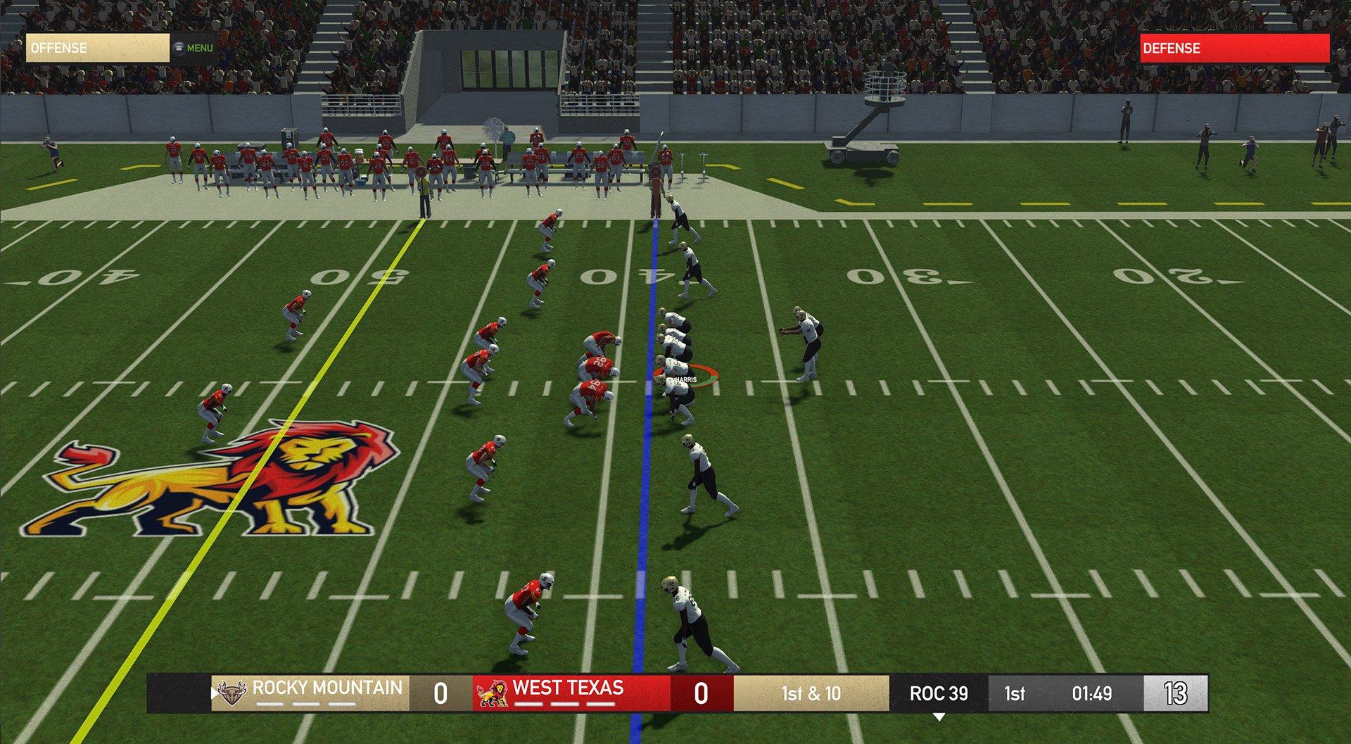 Maximum Football vs Madden Graphics 