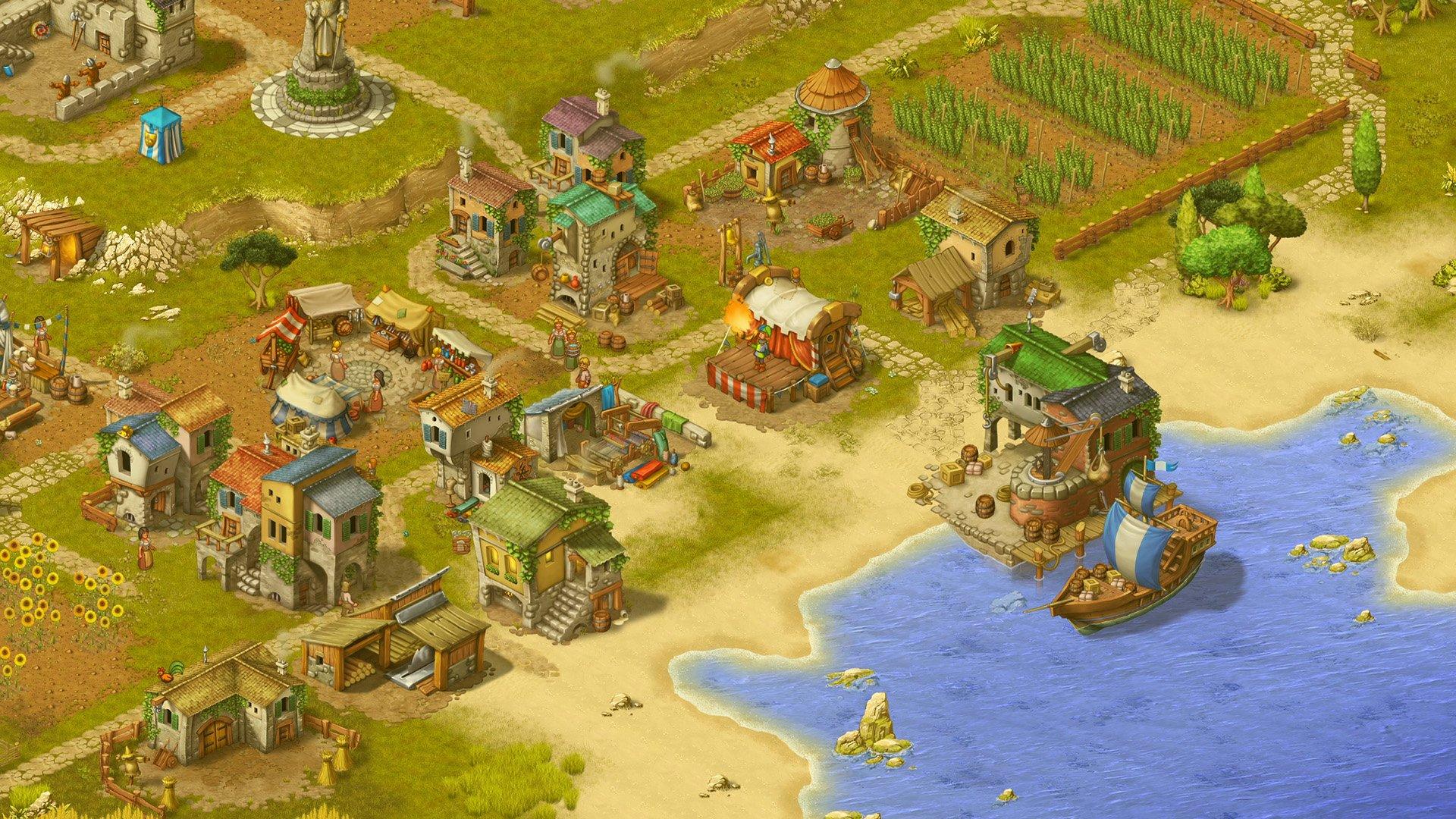Townsmen: A Kingdom Rebuilt The Seaside Empire DLC