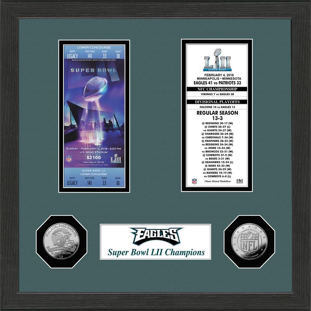 Highland Mint NFL Philadelphia Eagles Super Bowl Championship Ticket Collection