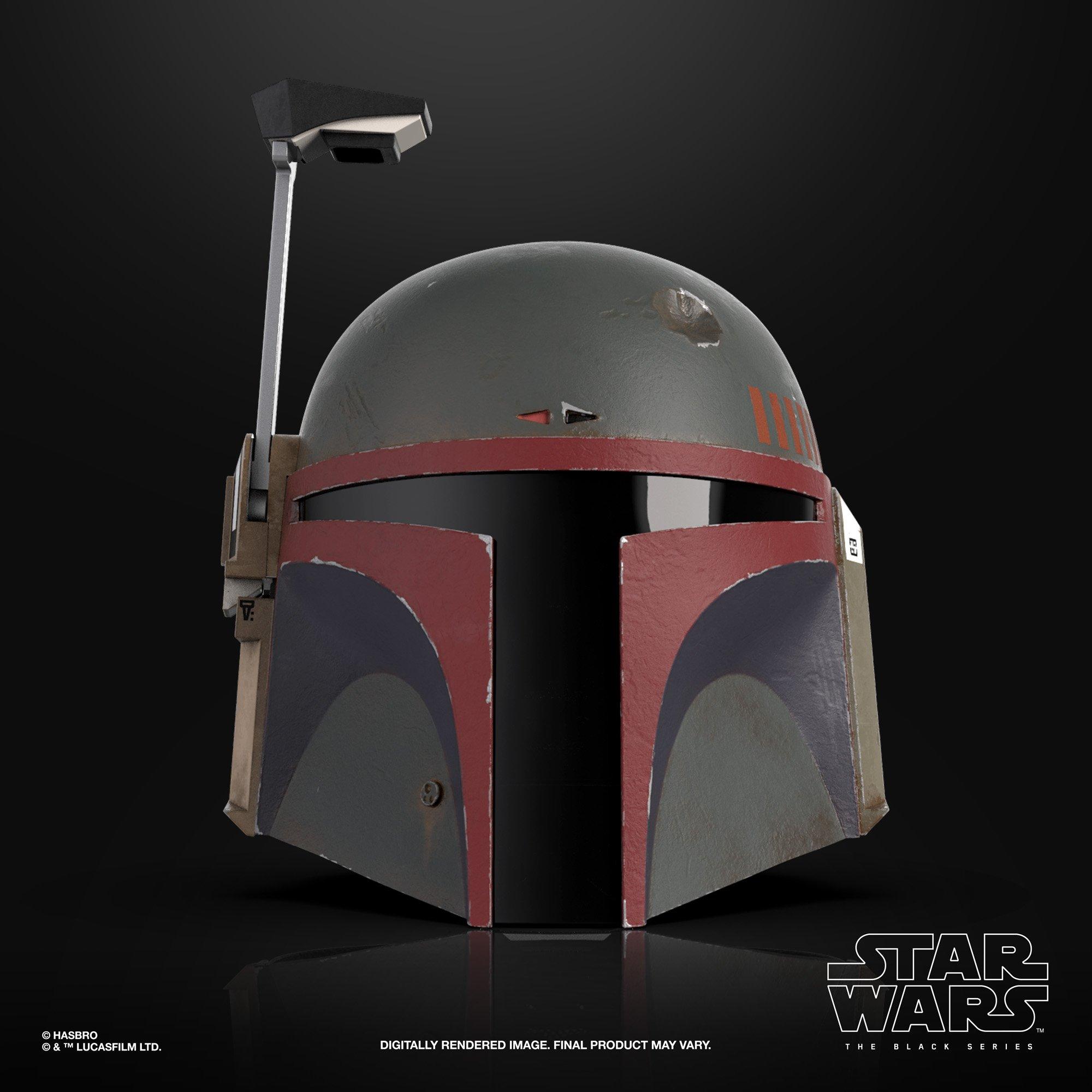 list item 3 of 6 Hasbro Star Wars: The Black Series The Mandalorian Boba Fett (Re-Armored) Premium Electronic Helmet