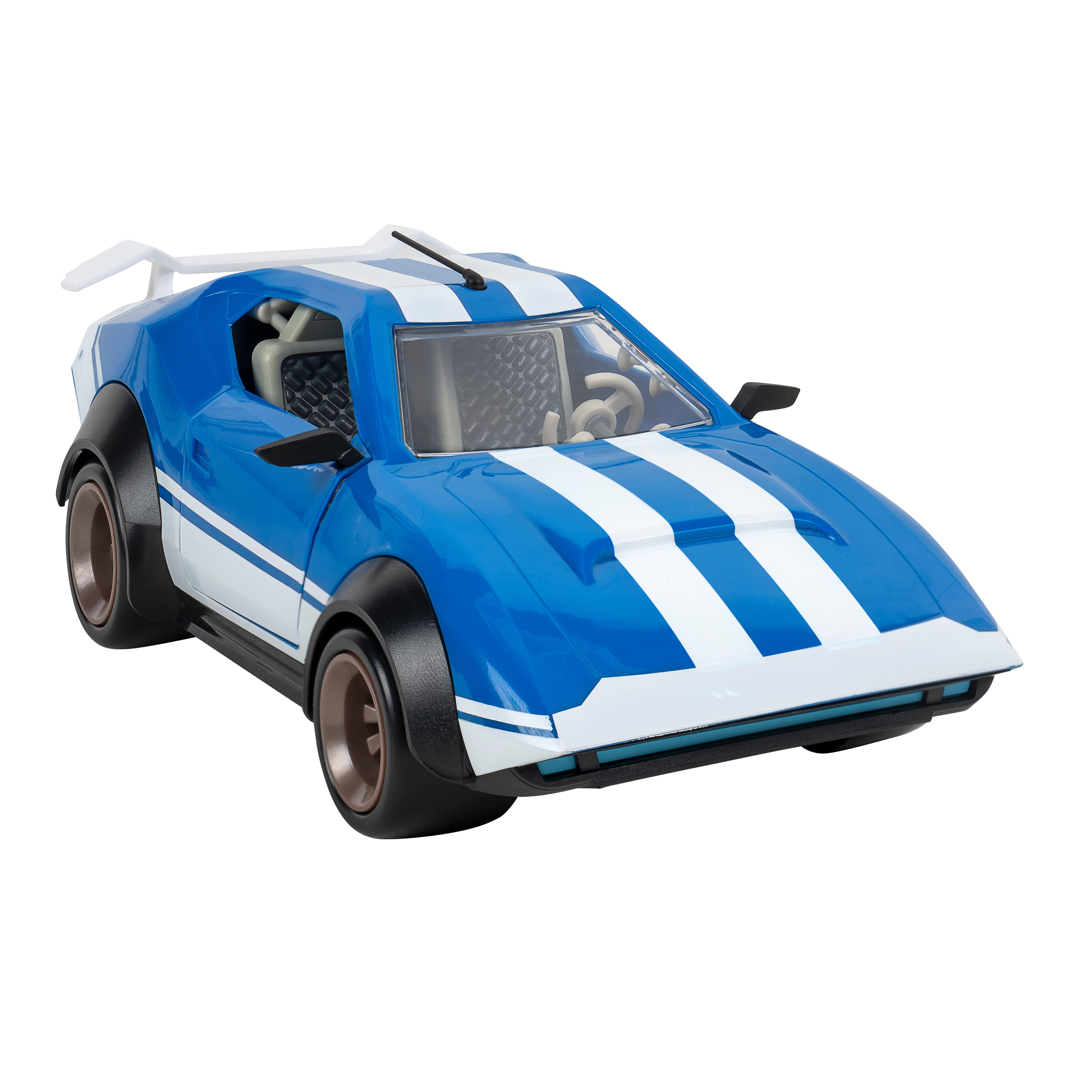 Multicolor Jazwares FNT0815 Azul y Blanco vehículo con Figura articulada X-Lord de 4 Pulgadas Fortnite Joy Ride Whiplash 