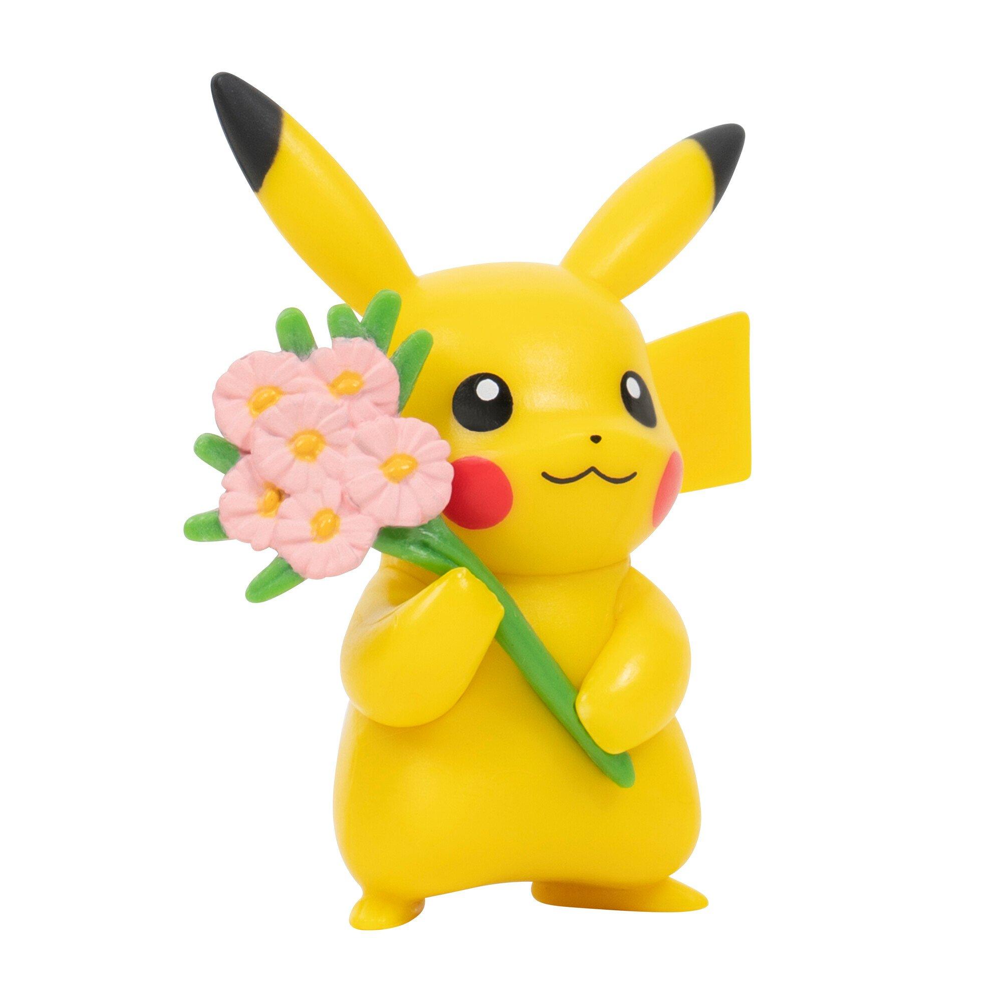 Pokemon Valentine&#39;s 2-in Battle Figure 2-Pack - Pikachu and Teddiursa