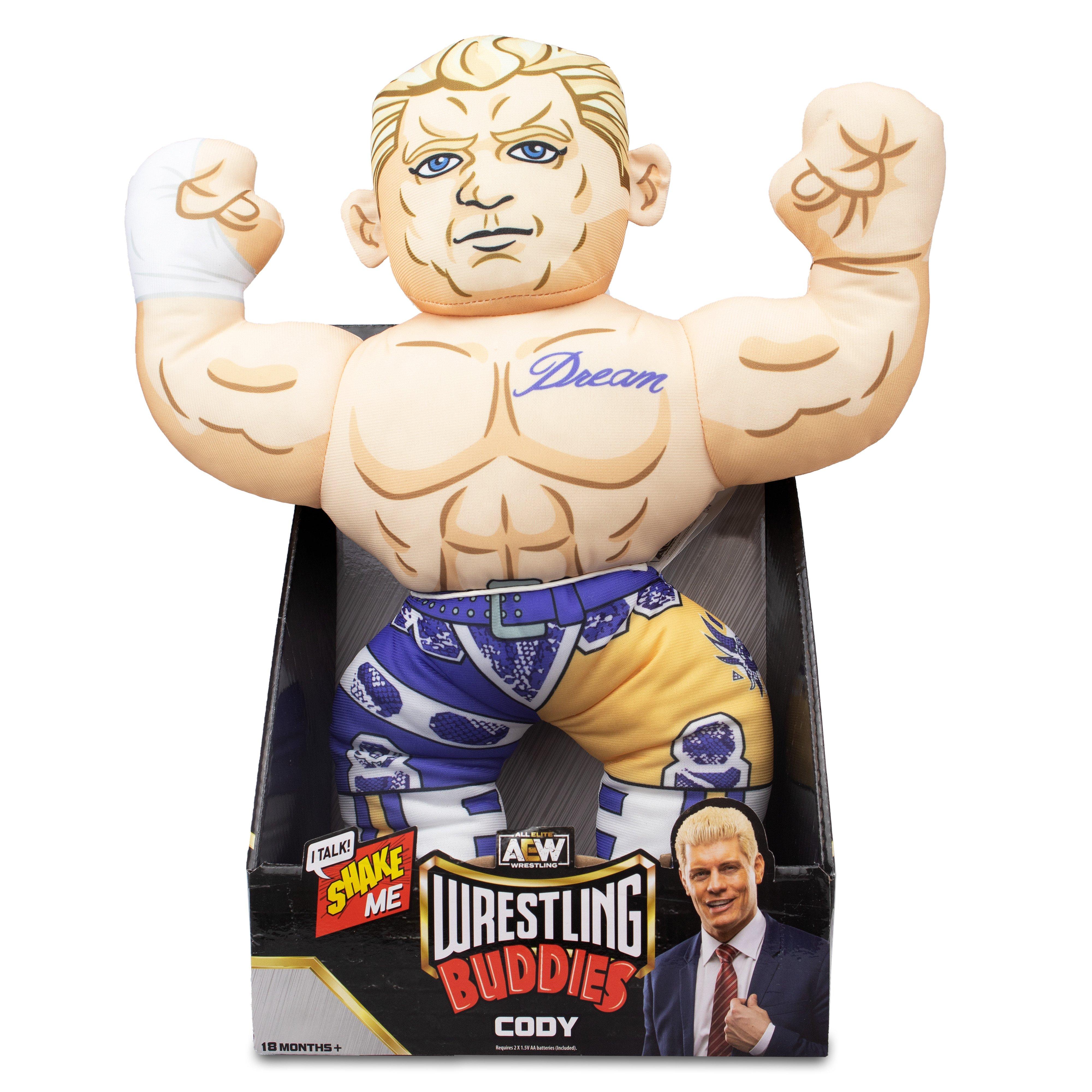 Jazwares All Elite Wrestling Wrestling Buddies Cody Rhodes 18-In Plush