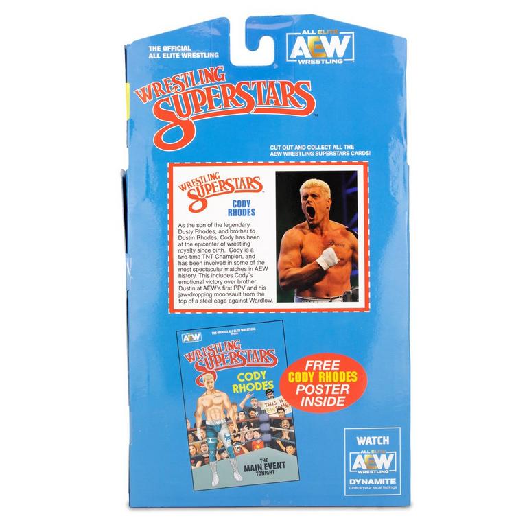 Jazwares All Elite Wrestling - Wrestling Superstars Cody Rhodes 12-In Action Figure