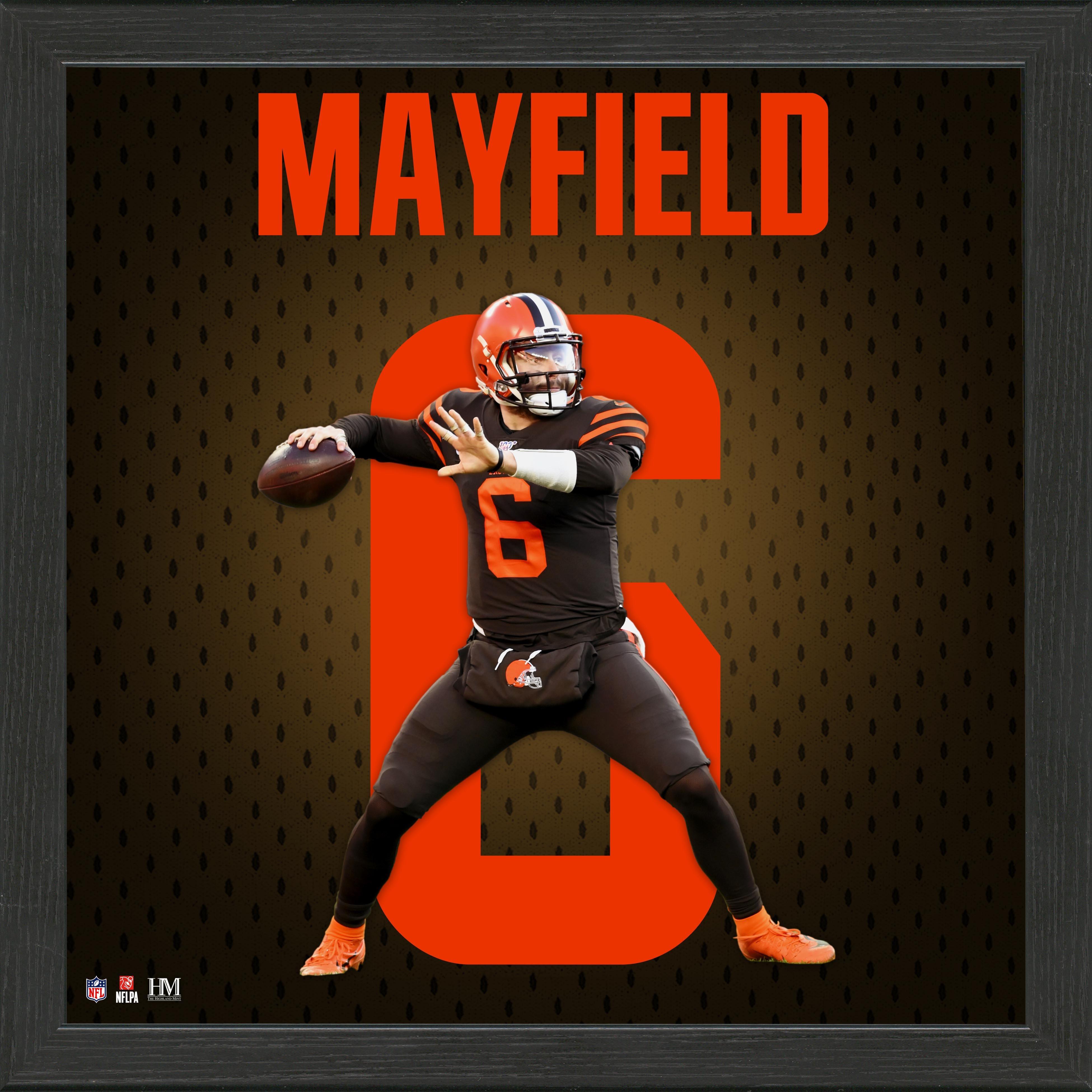 Highland Mint NFL Cleveland Browns Baker Mayfield Jersey Number