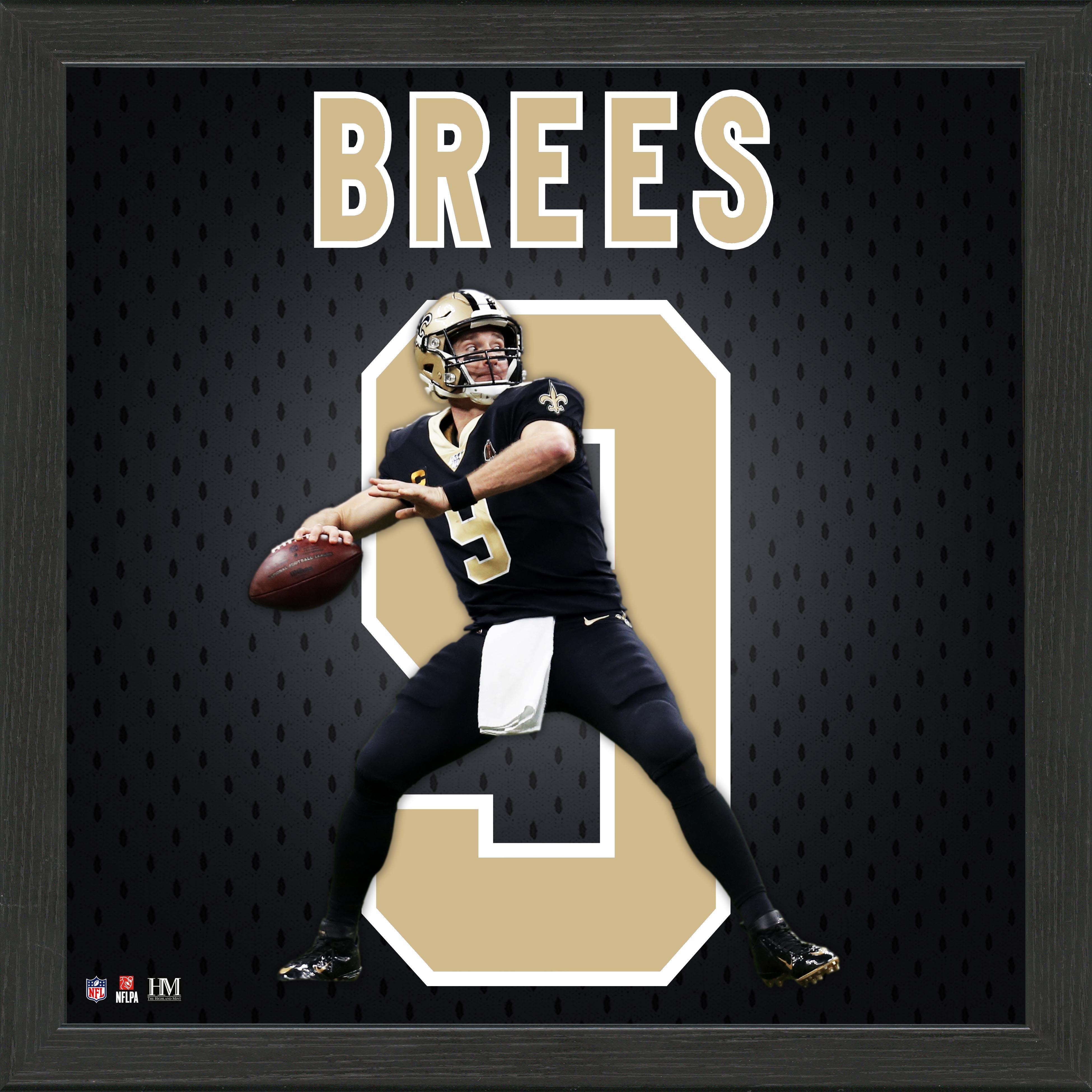 nfl saints drew brees jersey