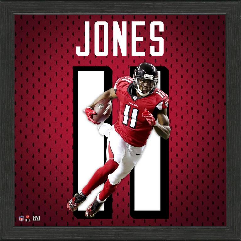 Atlanta Falcons Julio Jones Jersey Number Framed Photo | GameStop