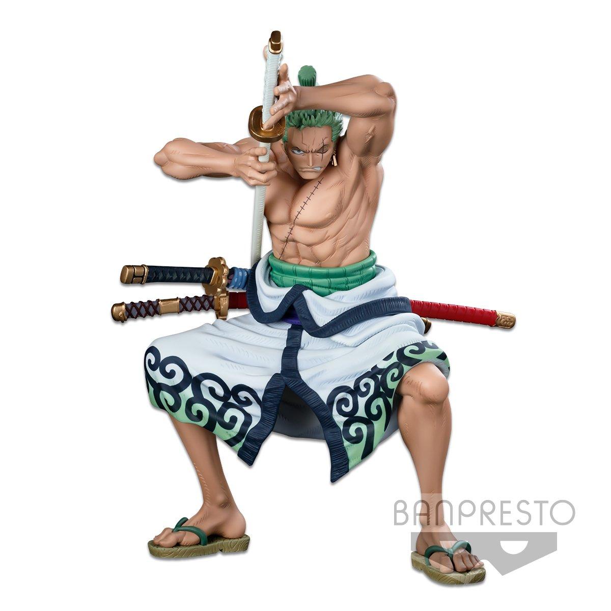 One Piece Roronoa Zoro The Brush World Figure Colosseum 3 Super Master Stars Piece Statue Gamestop