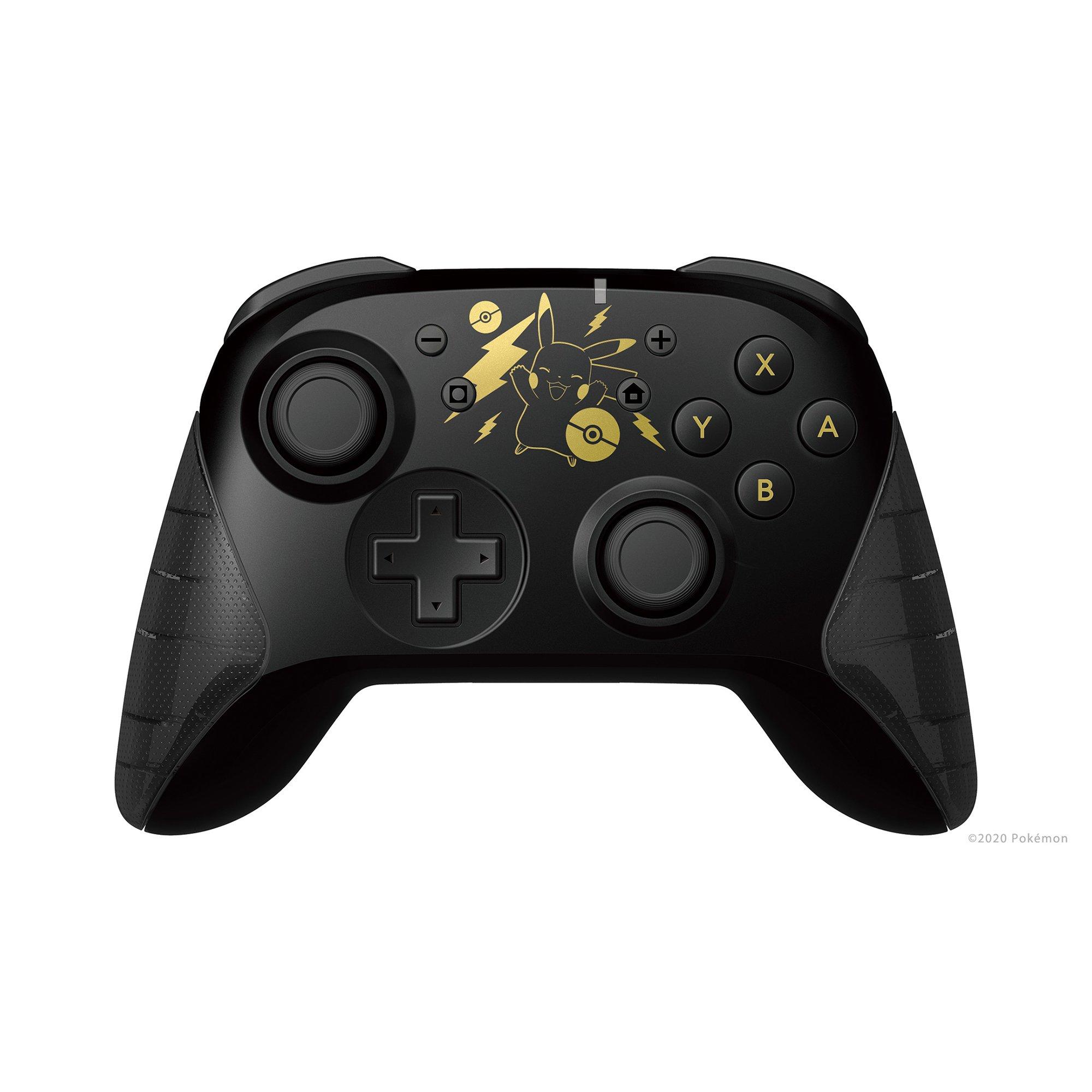 Horipad Wireless Controller For Nintendo Switch Pikachu Black And Gold Gamestop