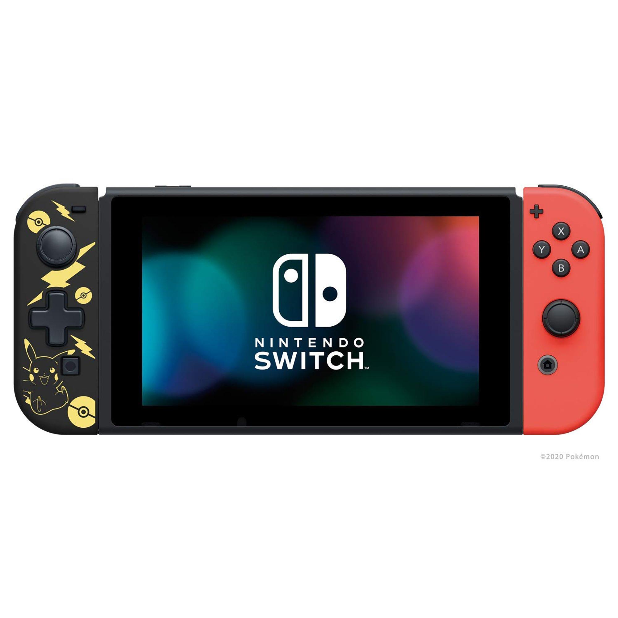 Pokemon Pikachu Black and Gold Left DPad Controller for Nintendo Switch