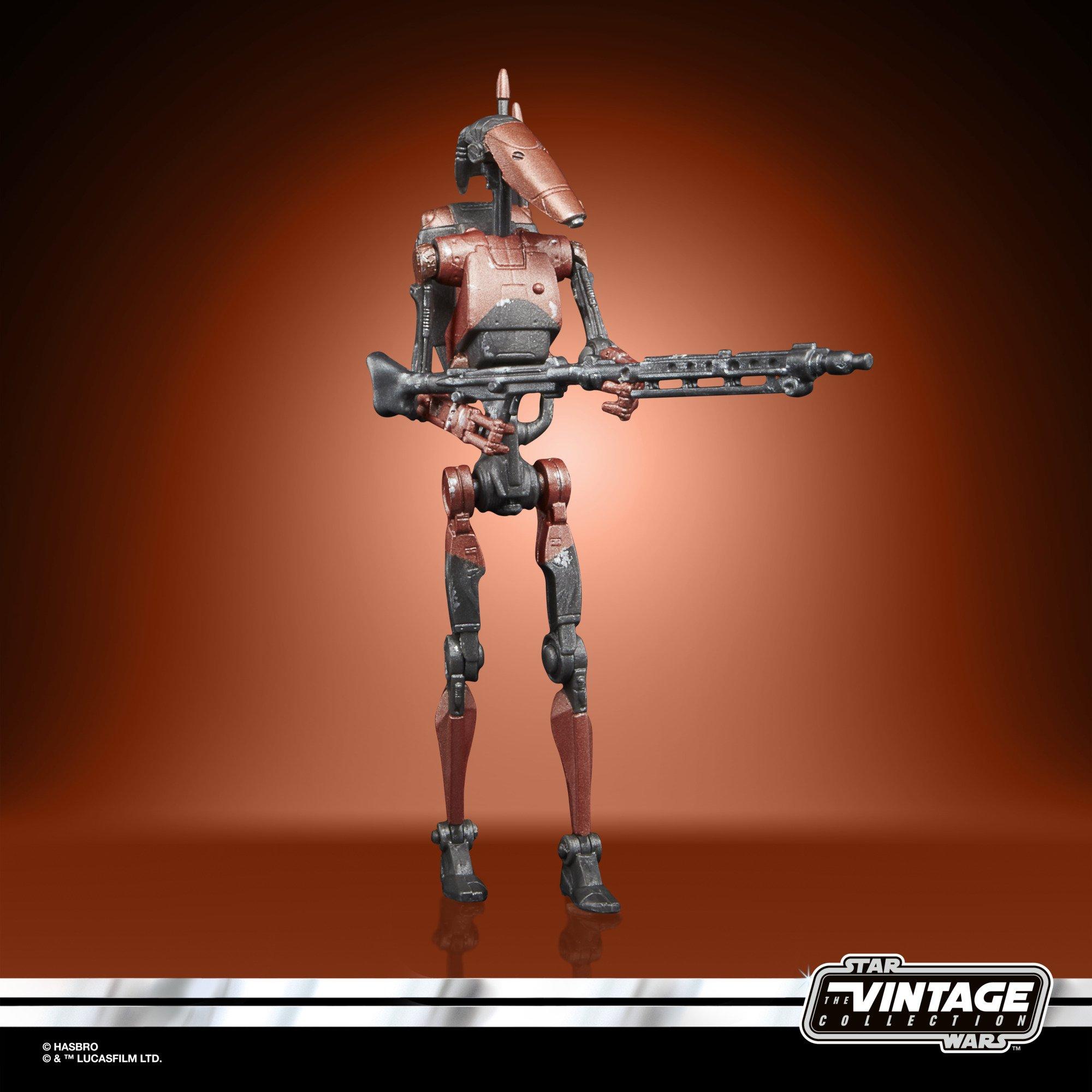 Hasbro Star Wars: The Vintage Series Battlefront II Heavy Battle Droid 3.75-in Action Figure