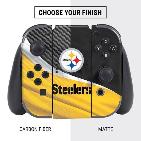 NFL Pittsburgh Steelers Skin Bundle for Nintendo Switch Nintendo