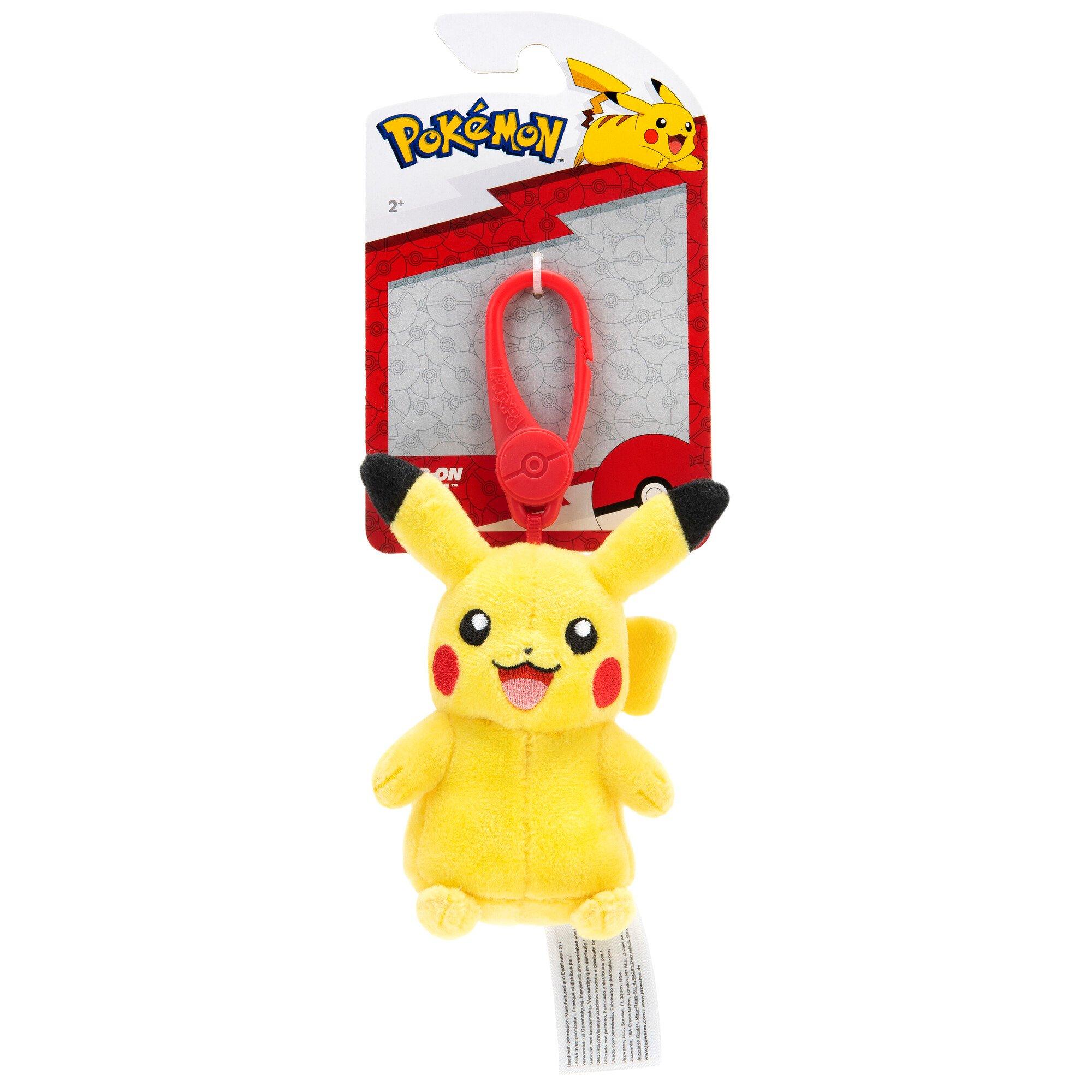 POKEMON PIKACHU PLUSH 3 1/2 INCH CLIP (ONLINE ONLY)