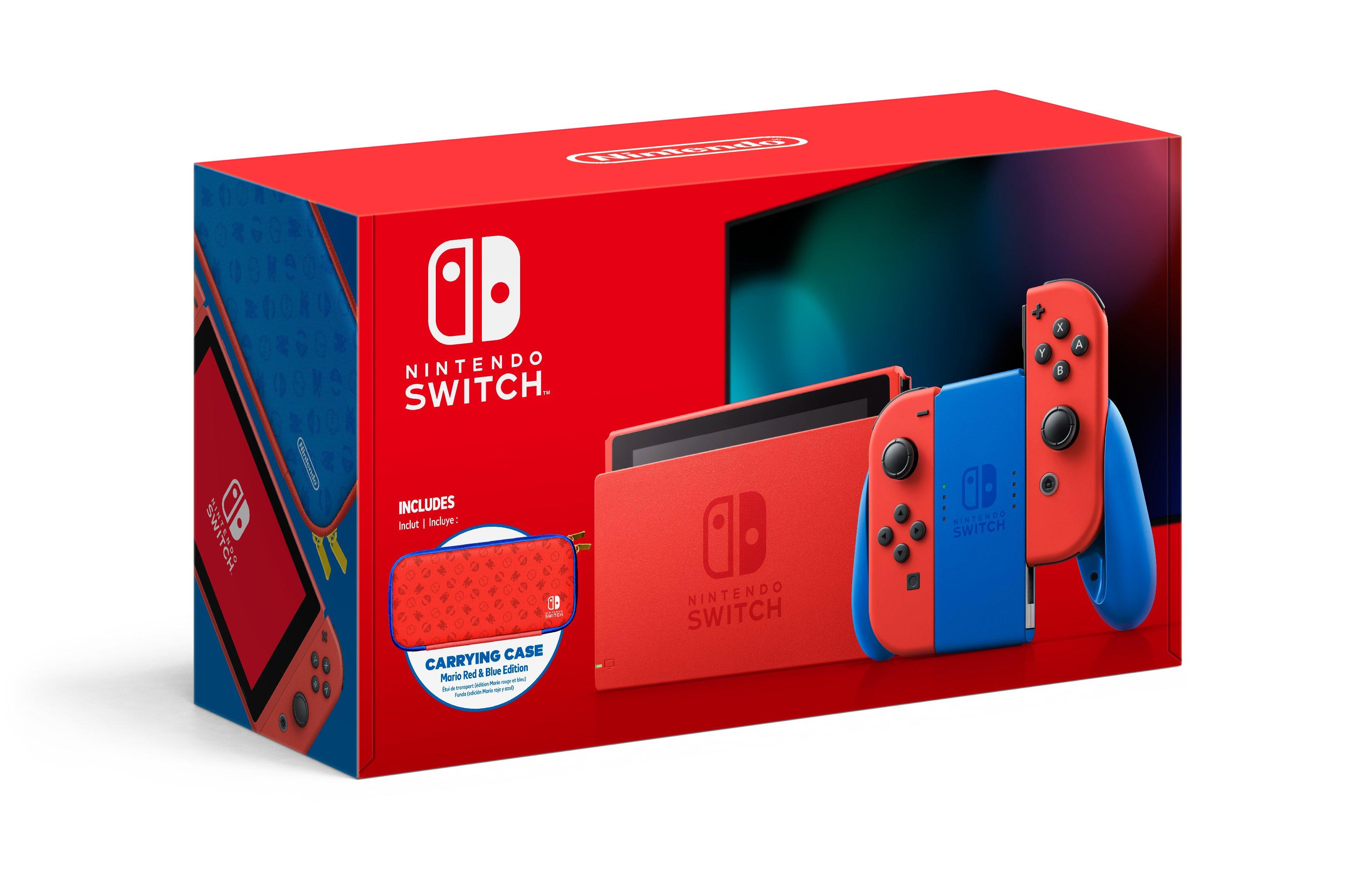 Nintendo Switch Mario Red And Blue Edition Nintendo Switch Gamestop