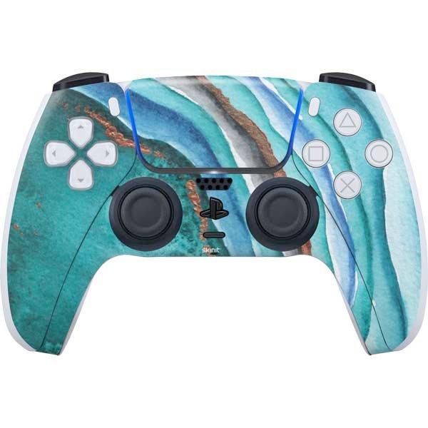 Skinit Geode Turquoise Watercolor Controller Skin for PlayStation 5   GameStop