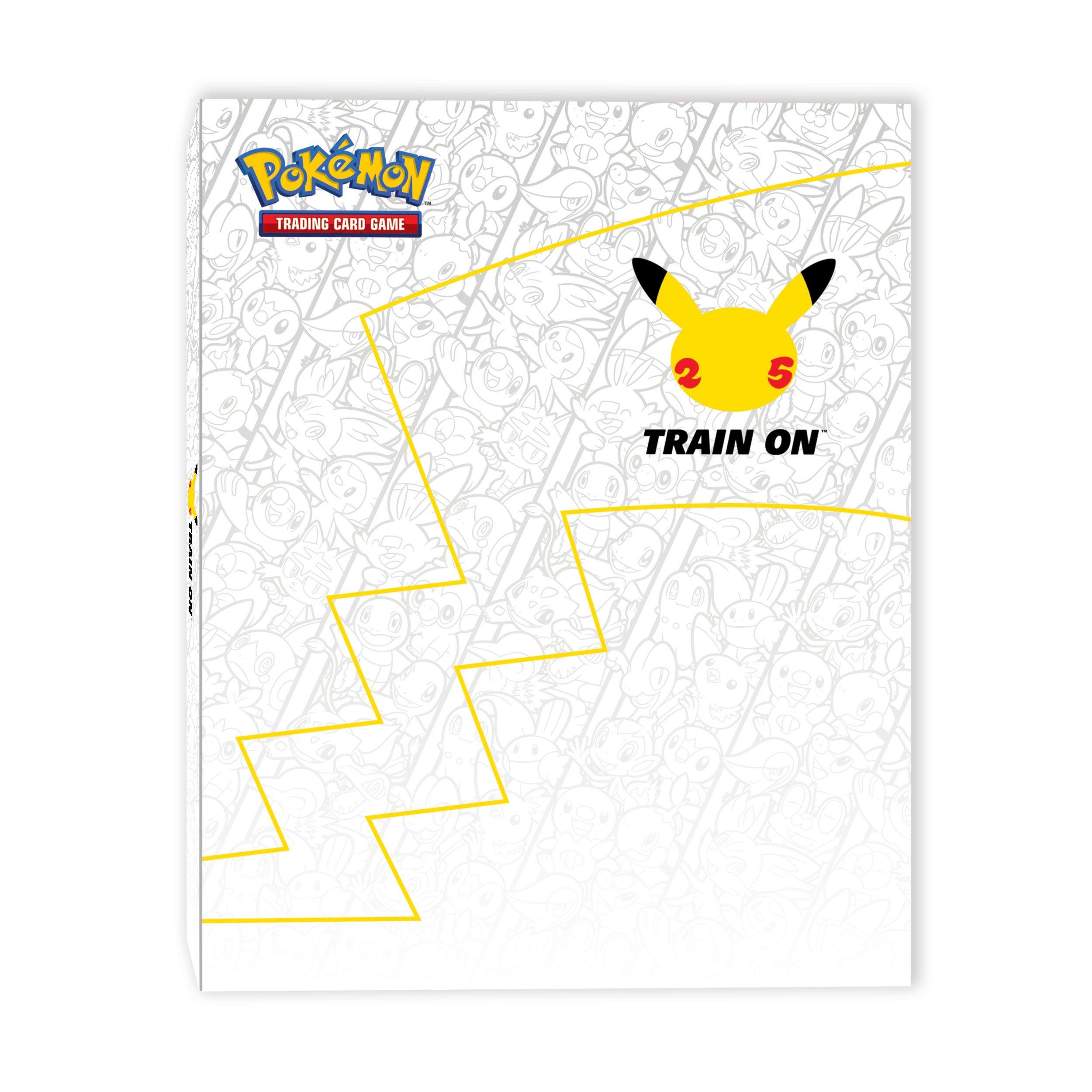 pokemon 25th anniversary pikachu binder