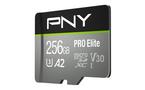 PNY PRO Elite Class 10 U3 V30 microSDXC Flash Memory Card 256GB P-SDU256V32100PRO-GE