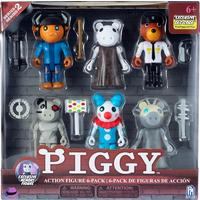 list item 1 of 2 PhatMojo Piggy Series 2 6-Pack 3.5-in Figures