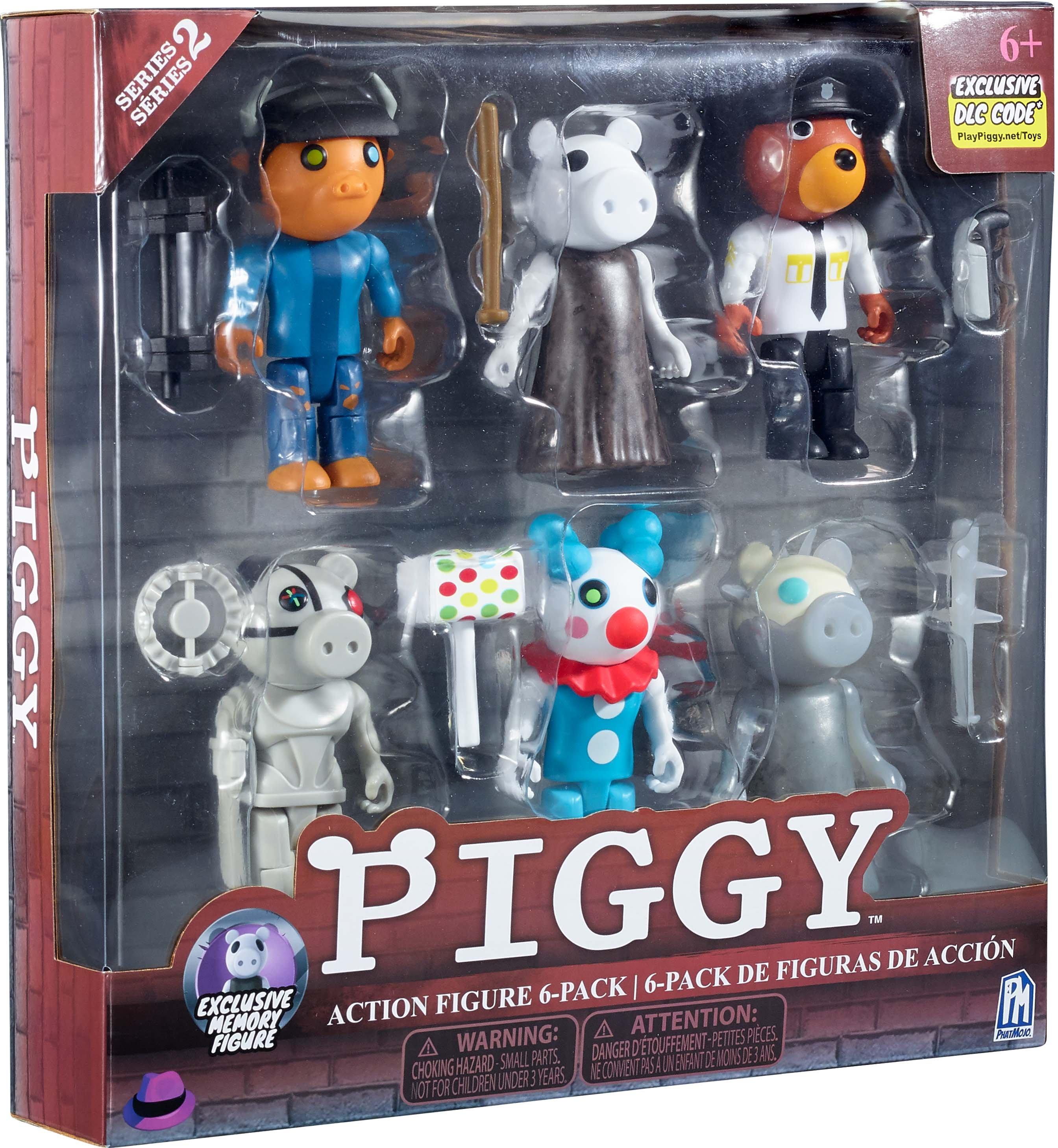 Phatmojo Piggy Series 2 6 Pack 35 In Figures