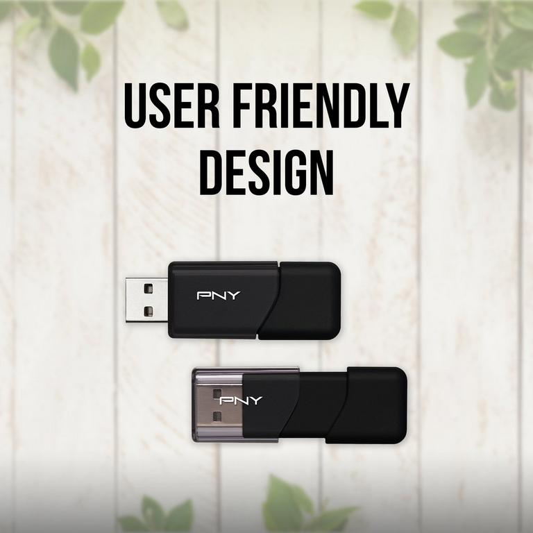 PNY Attache 3 USB 2.0 Flash Drive 16GB 5 Pack P-FD16GX5ATT03-MP
