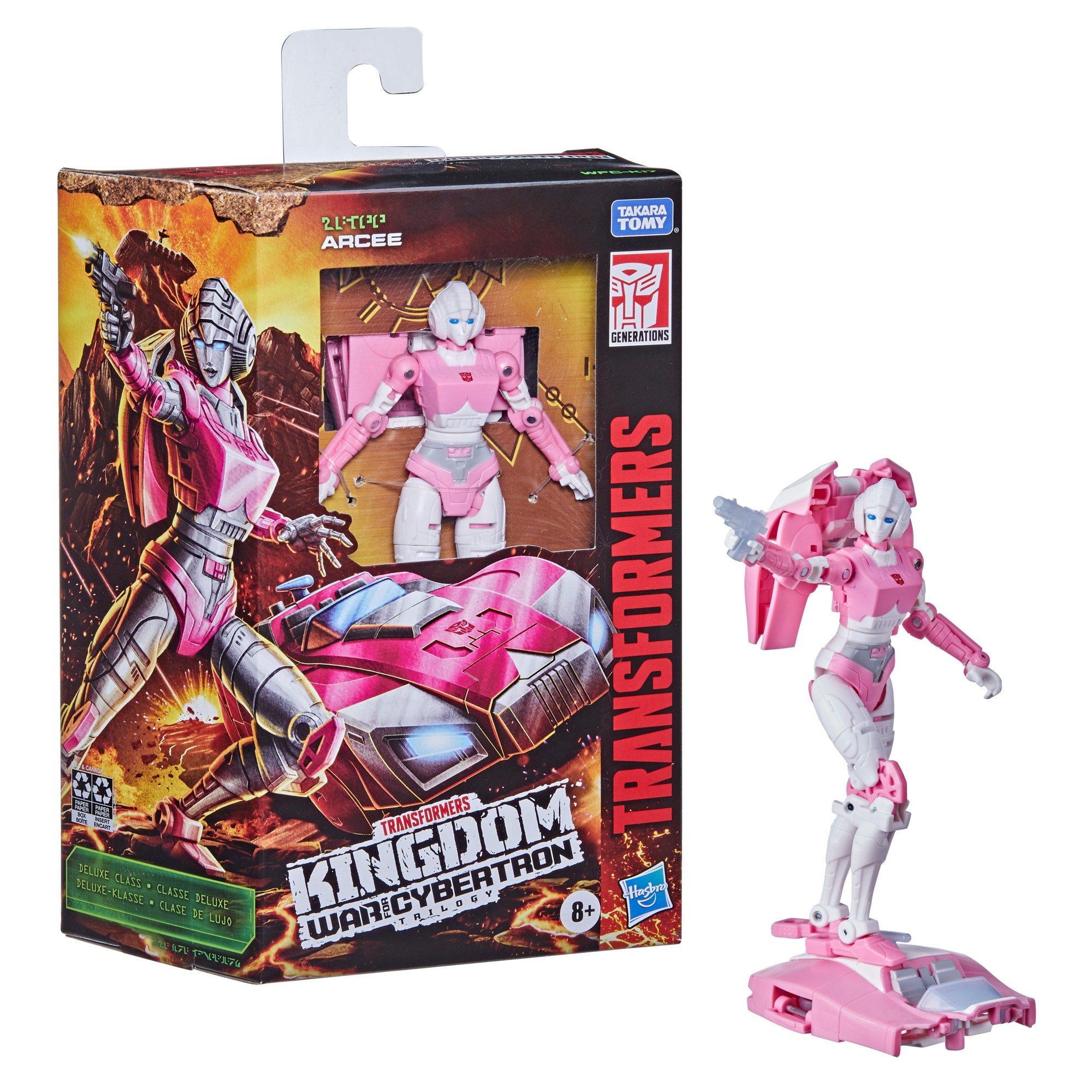 Hasbro Transformers Kingdom War for Cybertron Arcee Deluxe Class 5.5in
