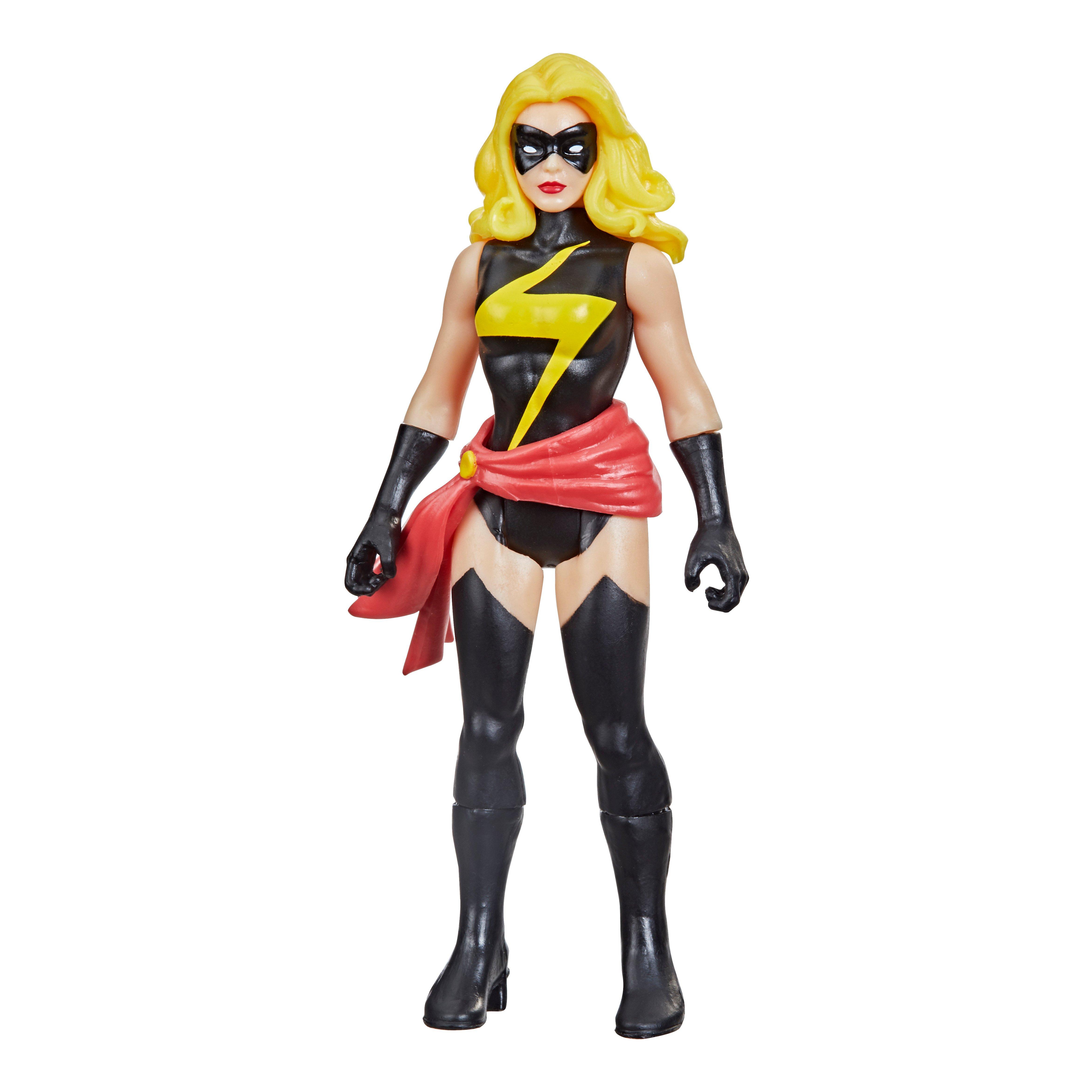 list item 1 of 4 Marvel Comics Marvel Legends Carol Danvers Retro Style 3.75-in Action Figure