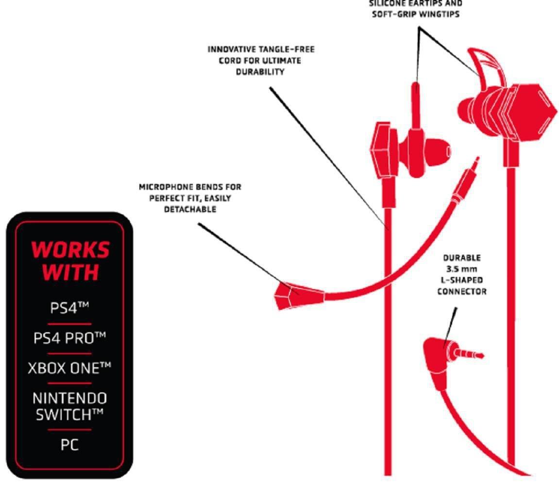 Packard Bell Hornet In-ear Gaming Headphones