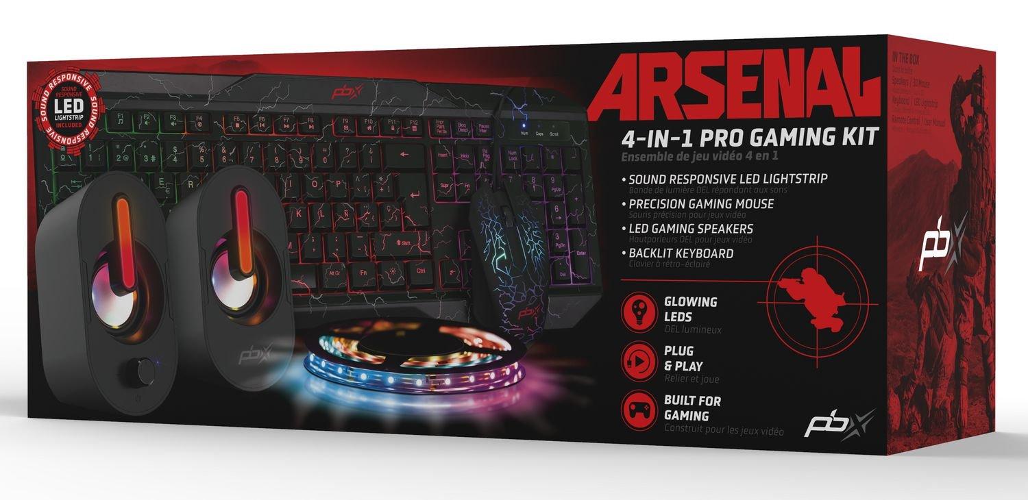 Arsenal 4in1 Gaming Kit Bundle