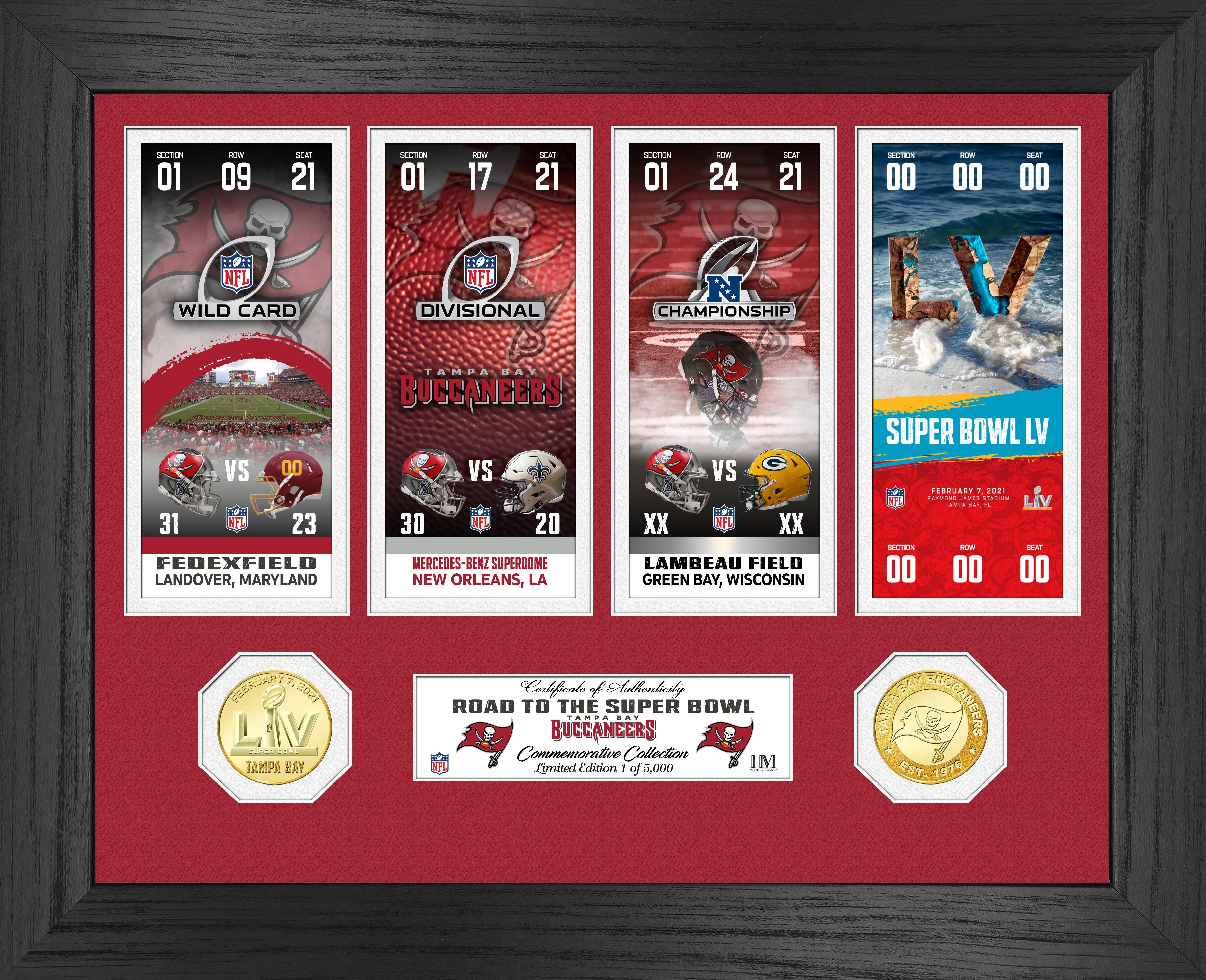 Highland Mint Kansas City Chiefs 2022 AFC Champions 13 x 13 Road to the  Super Bowl Ticket & Coin Collection