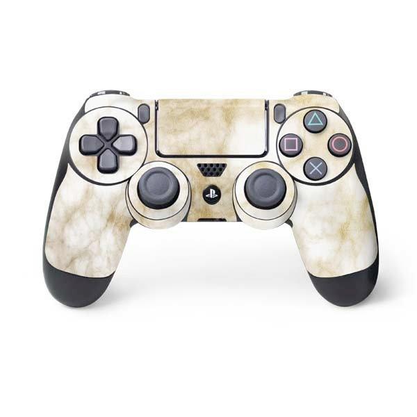 Gold And White Marble Controller Skin For Playstation 4 Playstation 4 Gamestop