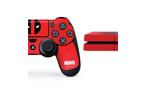 Skinit Deadpool Red Logo Skin Bundle for PlayStation 4
