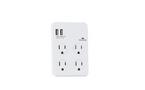 Four Outlet Surge Protector with Two USB Ports