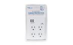 Four Outlet Surge Protector with Two USB Ports