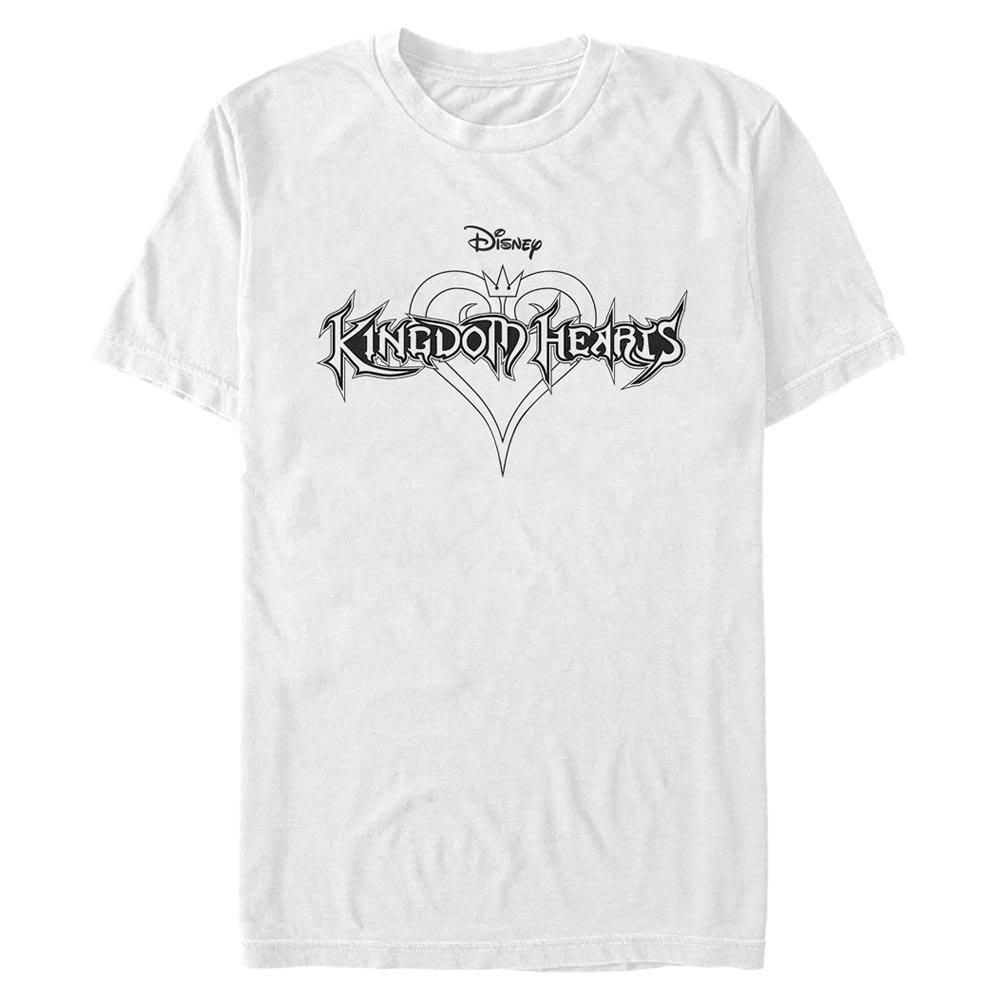 Kingdom Hearts Black and White Logo T-Shirt | GameStop